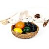Hipiwe Rattan Round Decorative Bowl Natural Color Medium Handwoven-4