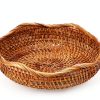 Hipiwe Rattan Round Decorative Bowl Natural Color Medium Handwoven-1