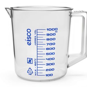 Measuring Jug 1000ml TPX Plastic Pitcher - Eisco Thumb Grip-0