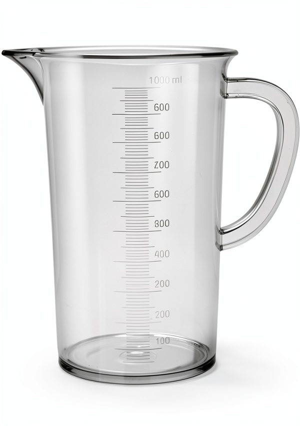 EISCO Plastic Pitcher 1000mL Jug Chemically Resistant Autoclavable-0