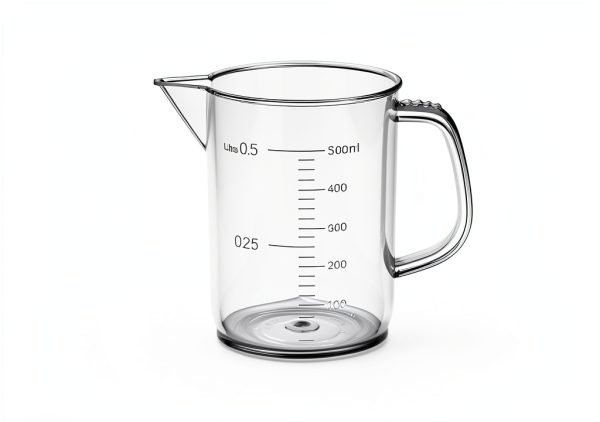 United Scientific Polypropylene Pitcher 81121 500ml 25ml Graduations-0