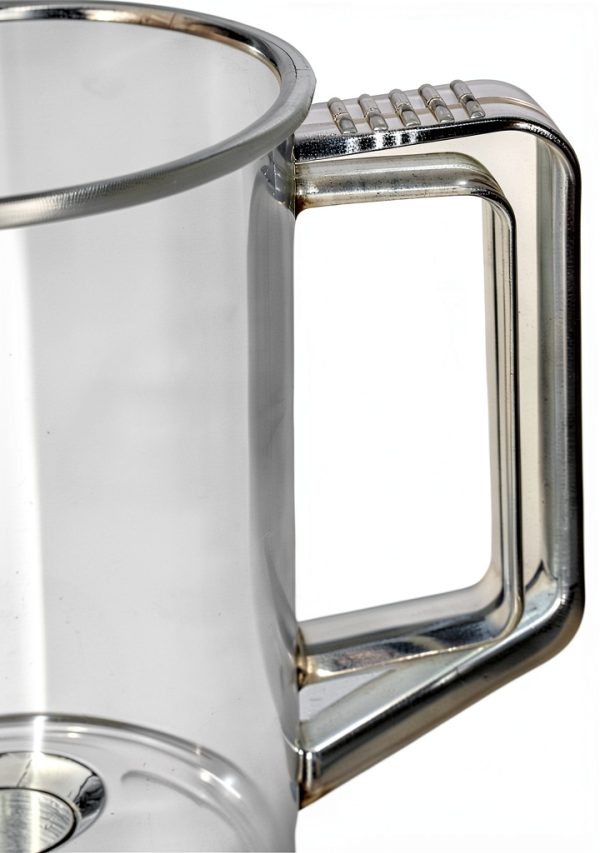 Measuring Jug 100ml TPX Plastic with Thumb Grip and Eisco Labs-2