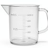 EISCO Plastic Pitcher 500mL Euro Design Autoclavable Measuring Jug-0
