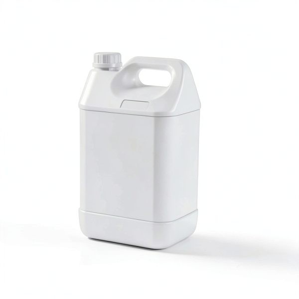 WellieSTR Pack of 2 5L HDPE Hedpak Container White Plastic Jug Handle-1