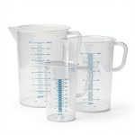 AZLON JPB3000P Plastic Pitcher, Blue 3000ml Polypropylene Lab Jug-0