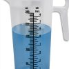 4oz (110 mL) Graduated Cylinder, and 8oz (250 ml) Measuring Pitcher- Heat Resistant & Chemical Resistant, Great for Chemicals, Oil, Pool and Lawn, Home Brew - Ounce (oz) and Milliliter (mL)-7