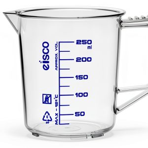 Measuring Jug 250ml EISCO Pitcher Polypropylene with Spout and Handle-0