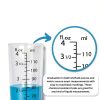 4oz (110 mL) Graduated Cylinder, and 8oz (250 ml) Measuring Pitcher- Heat Resistant & Chemical Resistant, Great for Chemicals, Oil, Pool and Lawn, Home Brew - Ounce (oz) and Milliliter (mL)-2