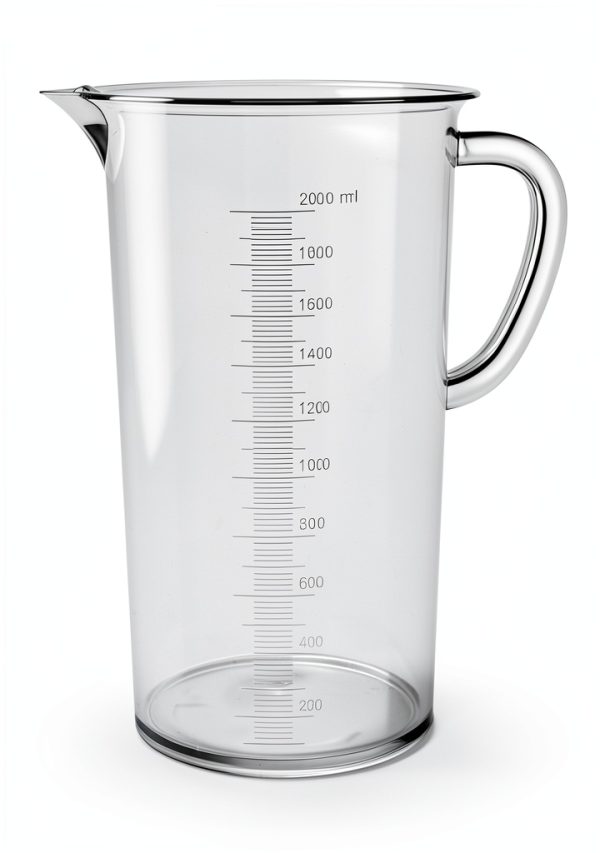 EISCO Plastic Pitcher 2L Autoclavable Polypropylene Measuring Jug-0