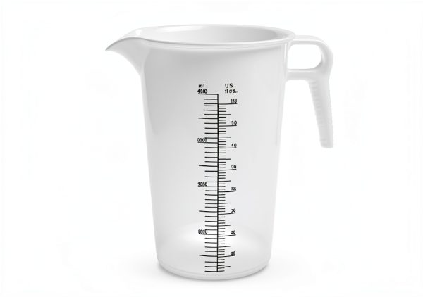 4oz (110 mL) Graduated Cylinder, and 8oz (250 ml) Measuring Pitcher- Heat Resistant & Chemical Resistant, Great for Chemicals, Oil, Pool and Lawn, Home Brew - Ounce (oz) and Milliliter (mL)-4