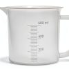 EISCO Plastic Pitcher, 500mL - Molded Graduations - Chemical Resistant & Autoclavable Polypropylene - Measuring Jug-1