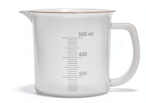 EISCO Plastic Pitcher, 500mL - Molded Graduations - Chemical Resistant & Autoclavable Polypropylene - Measuring Jug-1