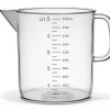 United Scientific™ Plastic Pitcher, 5000mL (1.32 Gallons) - Large Pitcher with Spout - Raised Graduations - Chemical Resistant, Autoclavable, 1 Each-0