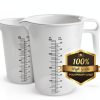 4oz (110 mL) Graduated Cylinder, and 8oz (250 ml) Measuring Pitcher- Heat Resistant & Chemical Resistant, Great for Chemicals, Oil, Pool and Lawn, Home Brew - Ounce (oz) and Milliliter (mL)-3