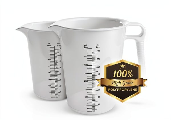 4oz (110 mL) Graduated Cylinder, and 8oz (250 ml) Measuring Pitcher- Heat Resistant & Chemical Resistant, Great for Chemicals, Oil, Pool and Lawn, Home Brew - Ounce (oz) and Milliliter (mL)-3