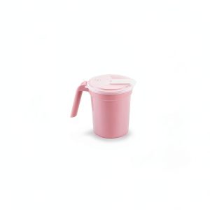 Bedside Pitcher Medegen H222-10 Dusty Rose 28 oz Straw Port Pack 100-0