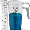 4oz (110 mL) Graduated Cylinder, and 8oz (250 ml) Measuring Pitcher- Heat Resistant & Chemical Resistant, Great for Chemicals, Oil, Pool and Lawn, Home Brew - Ounce (oz) and Milliliter (mL)-0